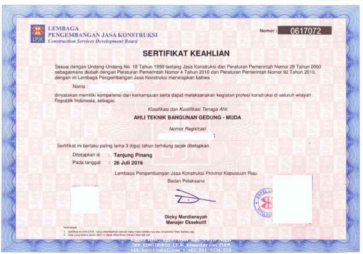 Wajib Punya SKK Konstruksi Sertifikat Keahlian Para Pekerja Konstruksi
